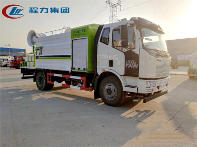 國六12方解放J6L 抑塵車(chē)50-100米