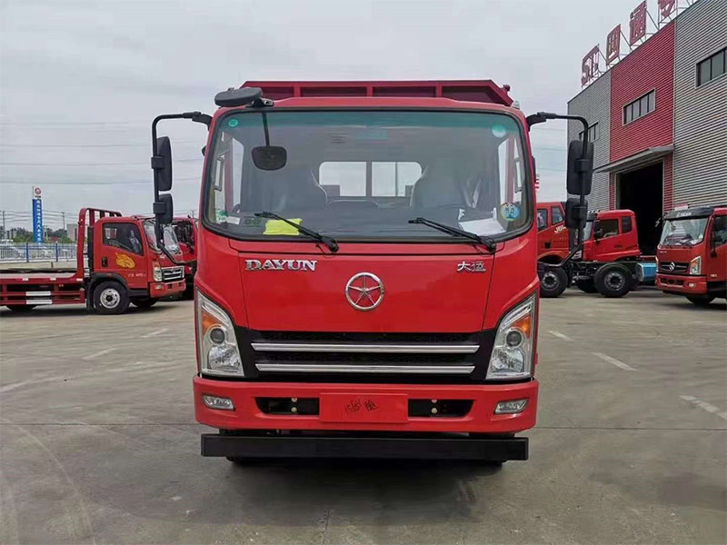 國六大運單橋平板運輸車(chē)