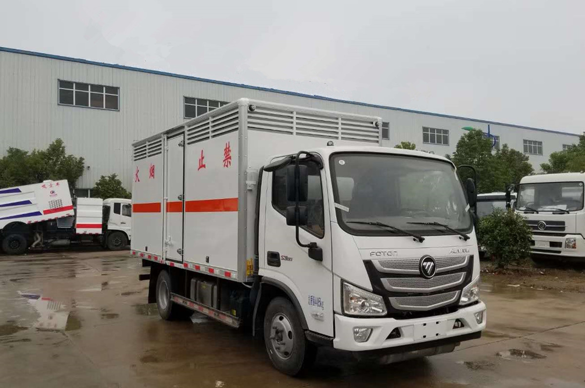 歐馬可4.1米（藍牌）氣體廂式運輸車(chē)