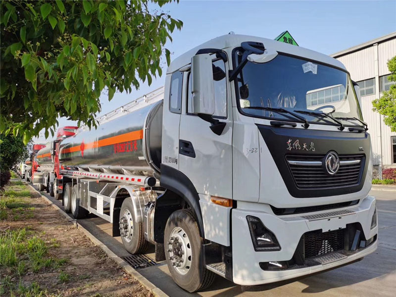 國六東風(fēng)天龍前四后八29.7方350馬力鋁合金運油車(chē)20噸不超載