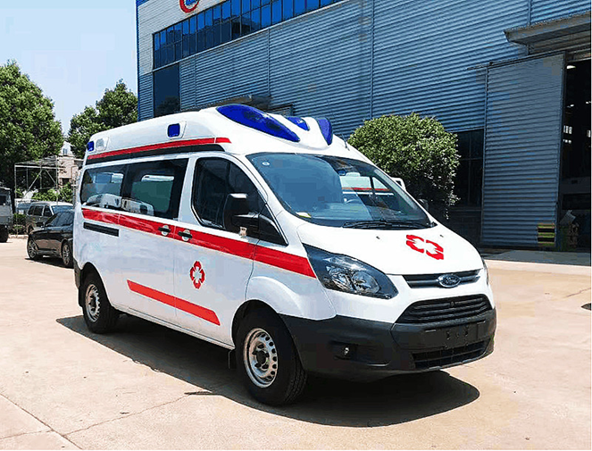 福特全順V362短軸中頂柴油版救護車(chē)